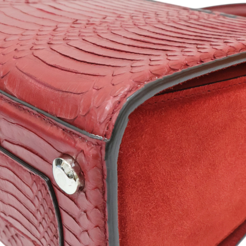 紅色 蛇皮 Boxyz Handle 兩用包【Salvatore Ferragamo 費拉格慕】 21 I061/00-12