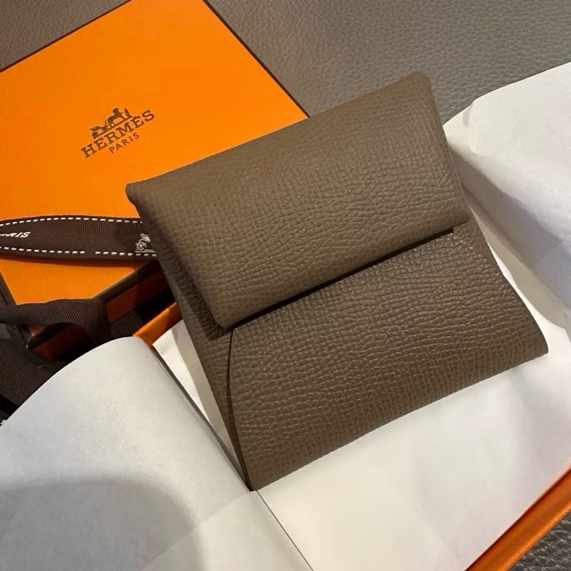 全新✨Hermes 愛馬仕 金剛色 馬場最好入手的小可愛 Bastia零錢包-3
