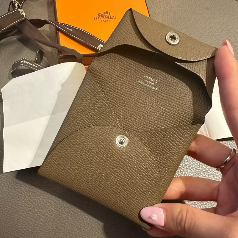 全新✨Hermes 愛馬仕 金剛色 馬場最好入手的小可愛 Bastia零錢包-4