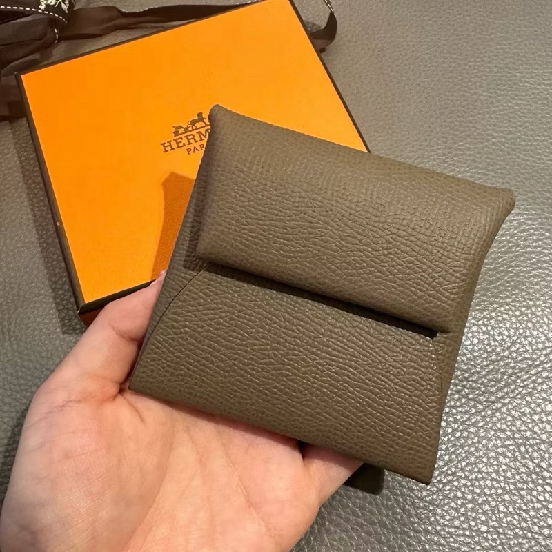 全新✨Hermes 愛馬仕 金剛色 馬場最好入手的小可愛 Bastia零錢包-5