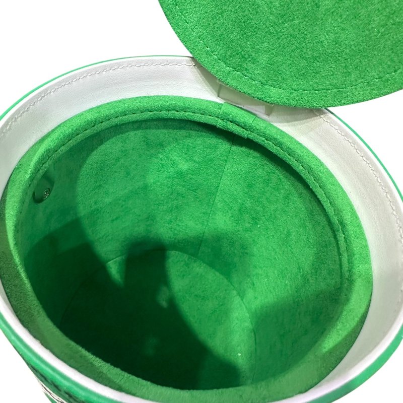 【美收精品】LV綠白色限量手提筒包 4-905-7