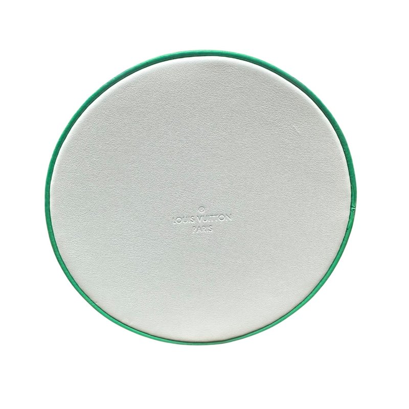 【美收精品】LV綠白色限量手提筒包 4-905-8