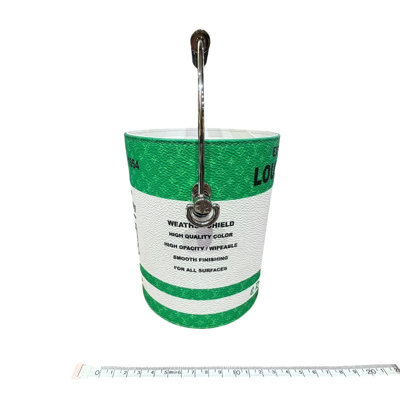 【美收精品】LV綠白色限量手提筒包 4-905-17