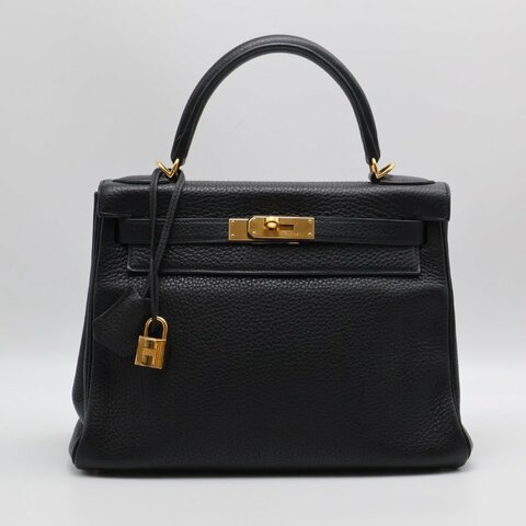 HERMES Kelly 28 - 黑金 T
