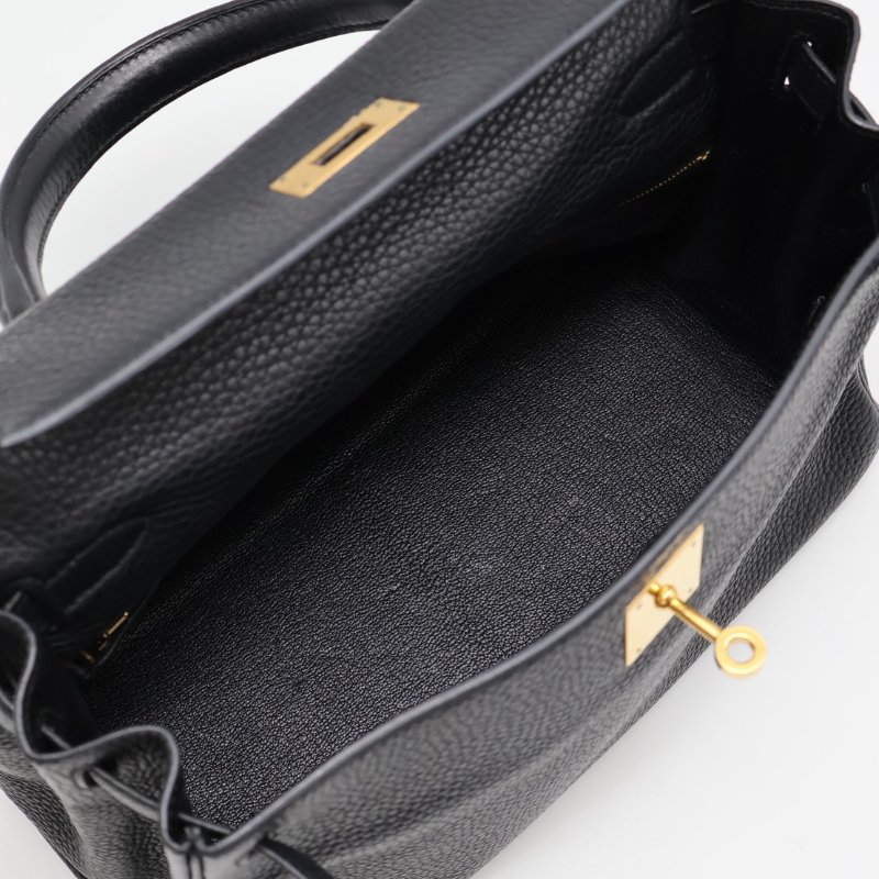 HERMES Kelly 28 - 黑金 T-2