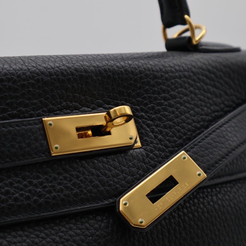 HERMES Kelly 28 - 黑金 T-7