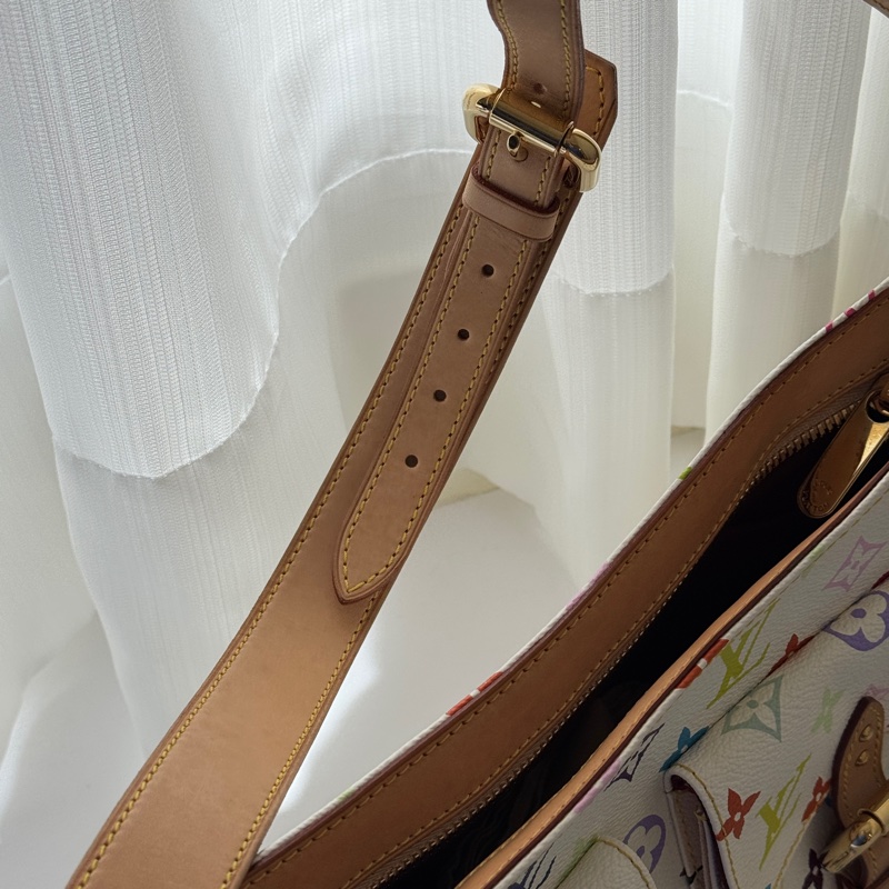 ▪️富貴選物FUGUEI▪️限量聯名款 LV 春上隆M40051白三彩駱駝包 斜背包-18