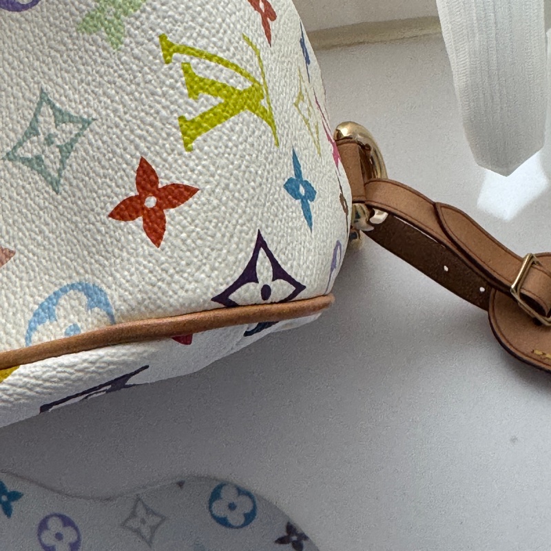 ▪️富貴選物FUGUEI▪️限量聯名款 LV 春上隆M40051白三彩駱駝包 斜背包-20