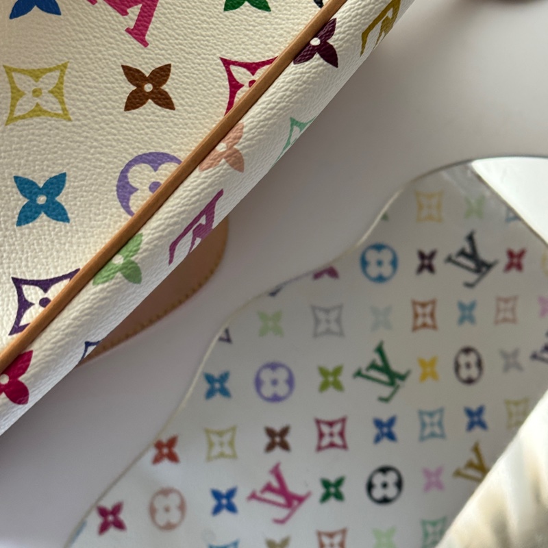 ▪️富貴選物FUGUEI▪️限量聯名款 LV 春上隆M40051白三彩駱駝包 斜背包-21