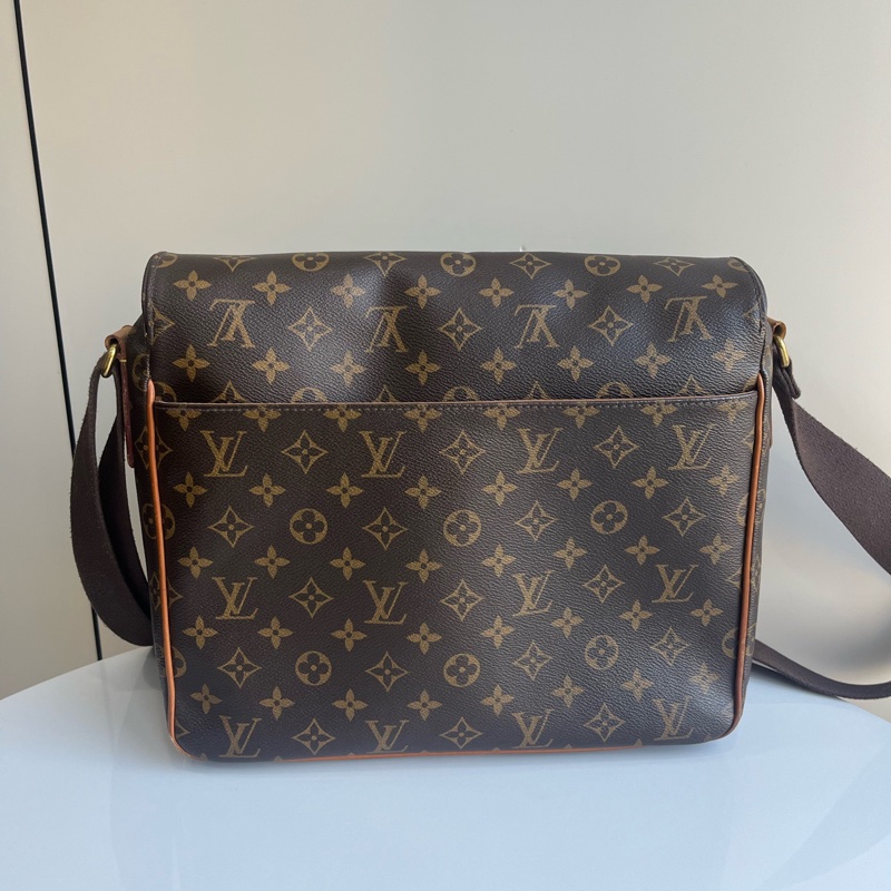 97新lv/路易威登 男士經典老花單肩斜挎翻蓋包郵差包尺寸；32*26*10 一-0