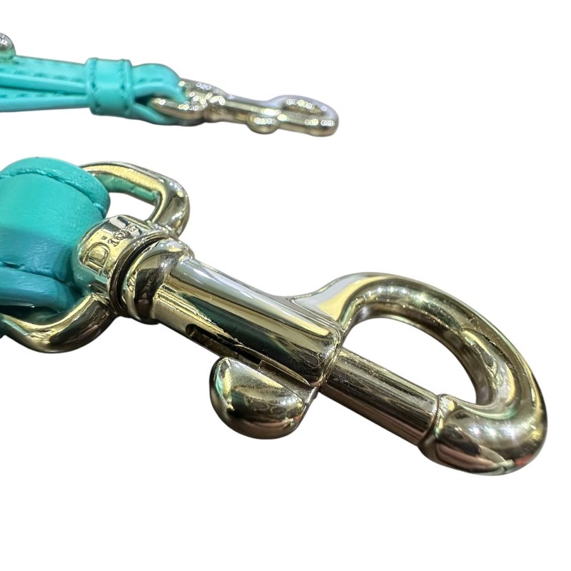 【美收精品】LADY DIOR tiffany綠mini竹籐手提包 4-906-19