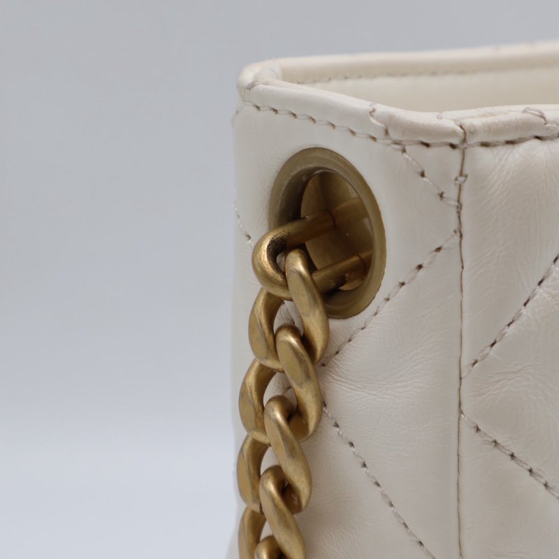 CHANEL 23B金柱調節釦Hobo - 白金-4