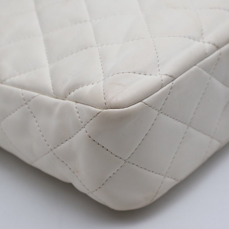 CHANEL 23B金柱調節釦Hobo - 白金-7