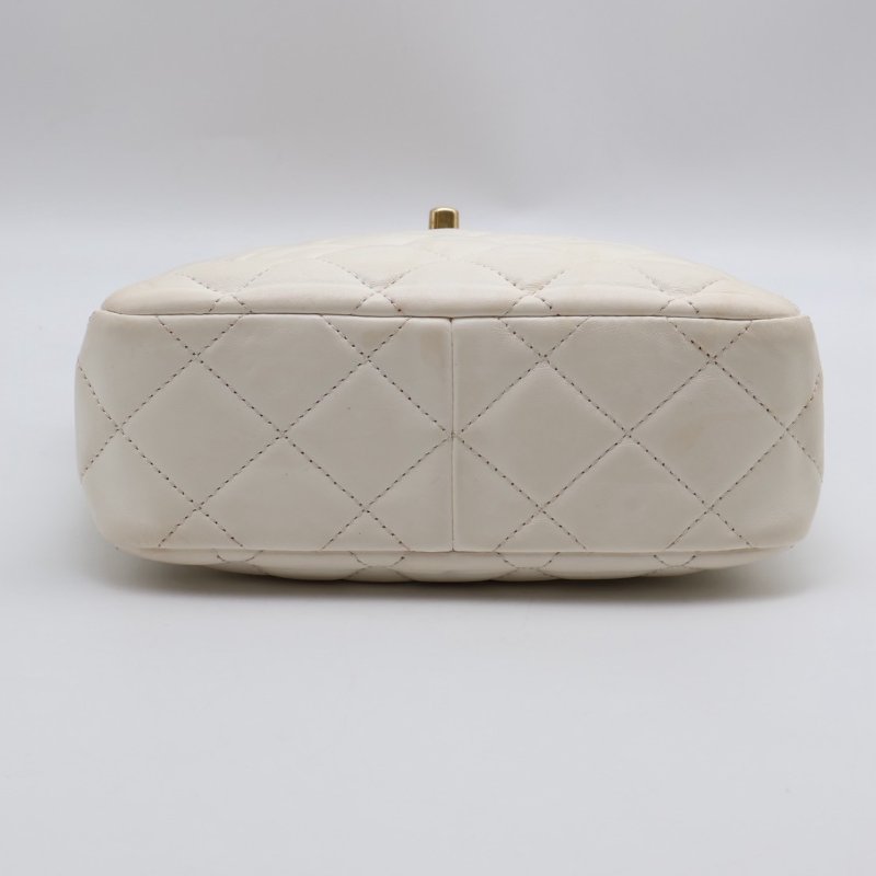 CHANEL 23B金柱調節釦Hobo - 白金-9