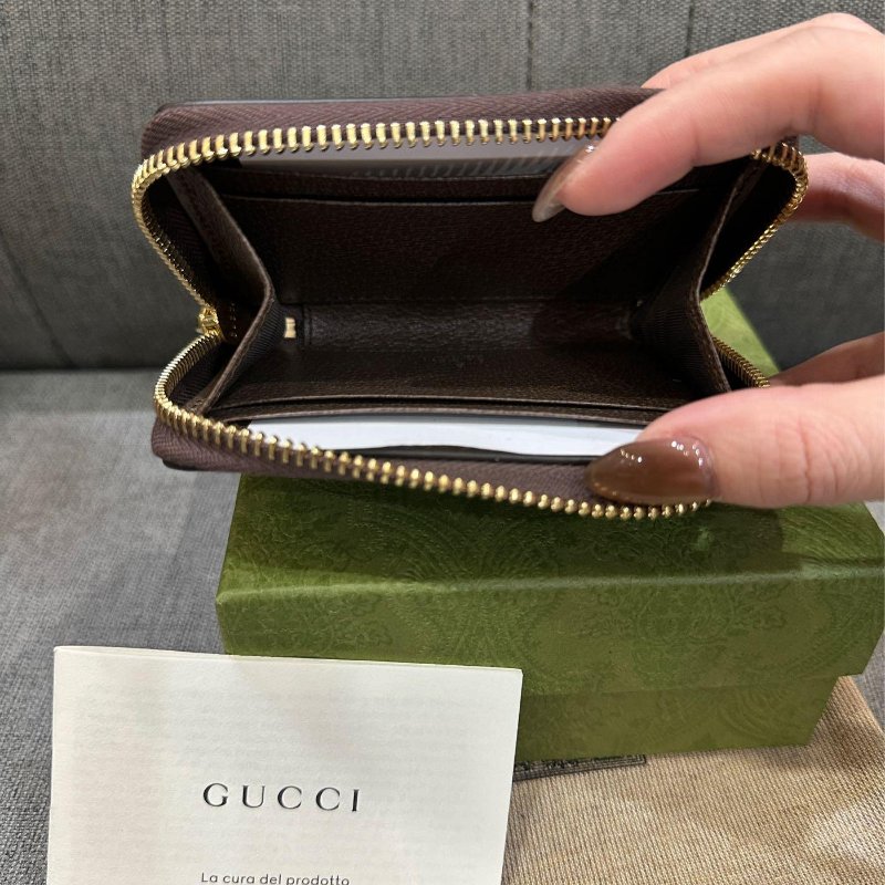 💎Han's house精品服飾💎GUCCI GG  零錢包  短夾 名片夾 錢包 658552-2
