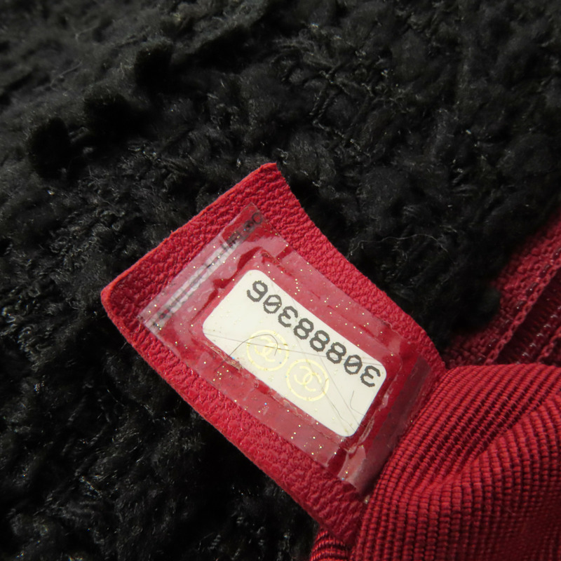 CHANEL Tweed Chanel 19 Small銀扣鏈帶手挽肩背兩用袋-8