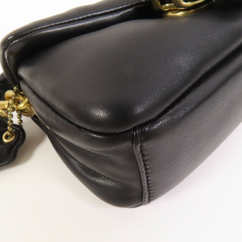 COACH 羊皮皮革Tabby Bag金扣手挽肩背兩用袋-14