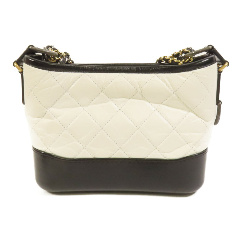 CHANEL 牛皮皮革Gabrielle Small金扣鏈帶肩背袋-1