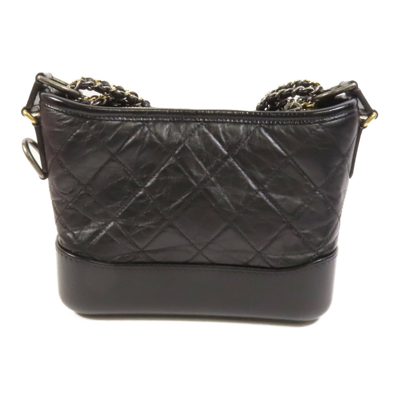 CHANEL 牛皮皮革Gabrielle Small金扣鏈帶肩背袋-1