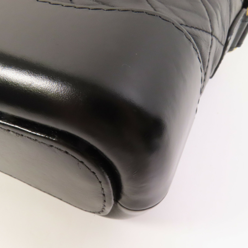 CHANEL 牛皮皮革Gabrielle Small金扣鏈帶肩背袋-11