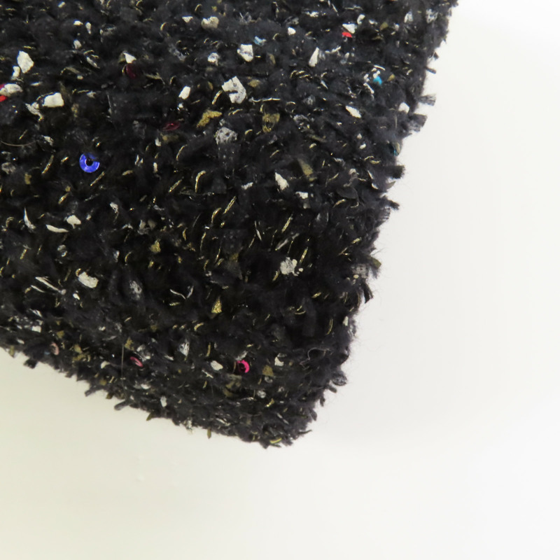 CHANEL Tweed/牛皮皮革2 Way Shoulder金扣鏈帶手挽肩背兩用袋-14