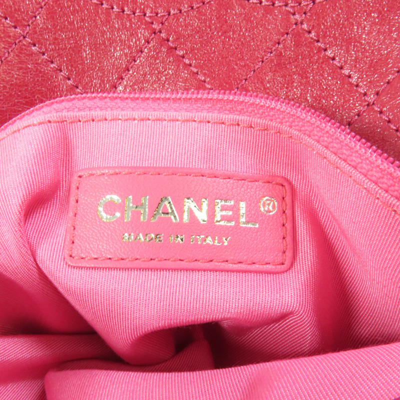 CHANEL Tweed/牛皮皮革Chain Shoulder Flap Bag銀扣鏈帶肩背袋-8