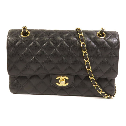 CHANEL 牛皮皮革Classic 25金扣鏈帶肩背袋