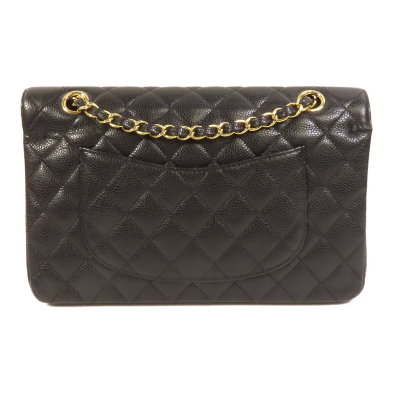 CHANEL 牛皮皮革Classic 25金扣鏈帶肩背袋-1