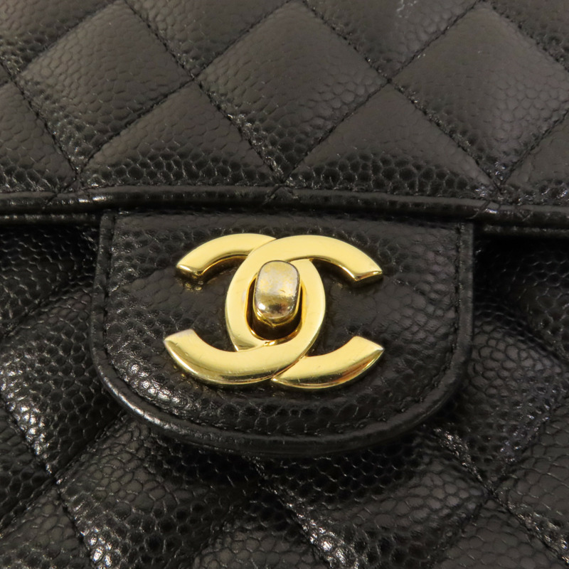 CHANEL 牛皮皮革Classic 25金扣鏈帶肩背袋-5