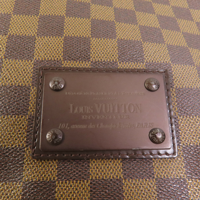 LOUIS VUITTON Damier Brooklyn MM肩背袋-5