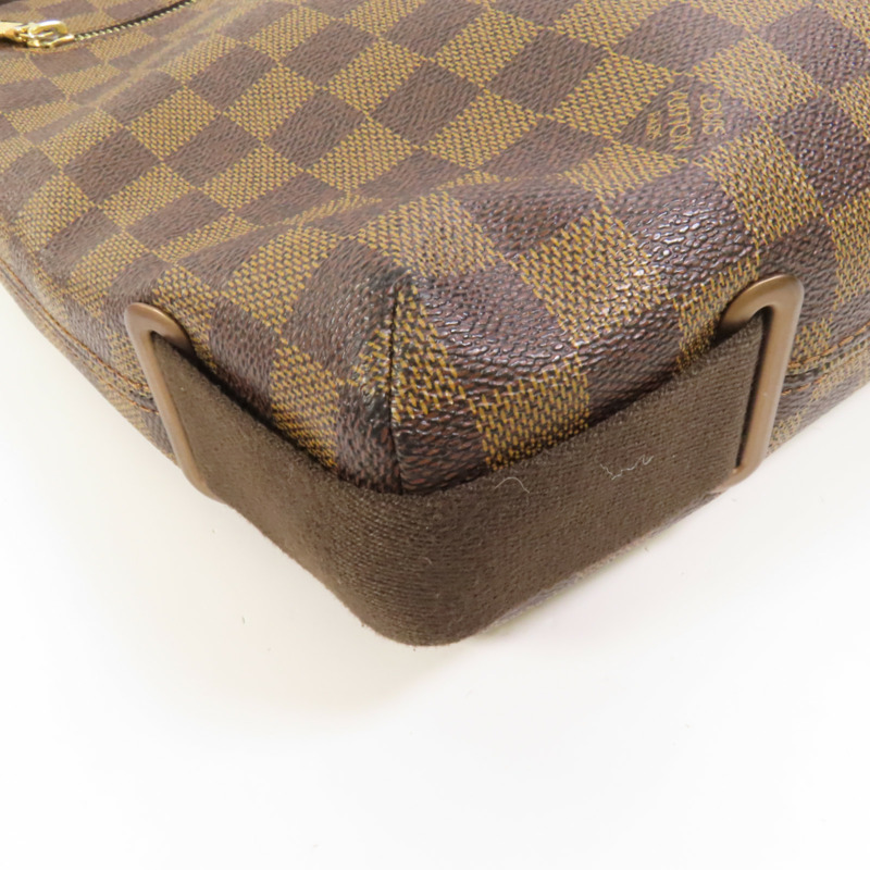 LOUIS VUITTON Damier Brooklyn MM肩背袋-10