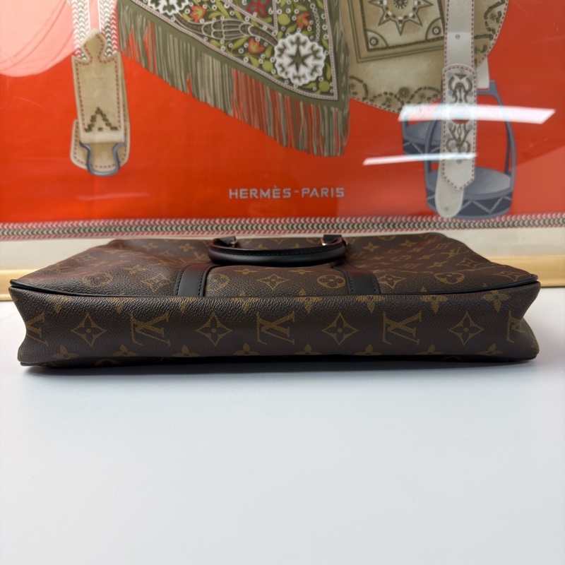 98新lv 路易威登 老花 手提包/斜挎包/電腦包/公文包 無附件一-4