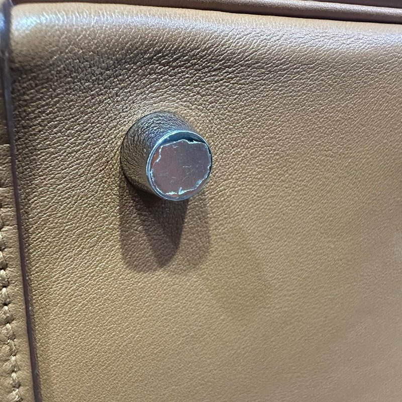 【美收精品】HERMES LINDY 26棕色拼接背帶C刻印 4-865-13