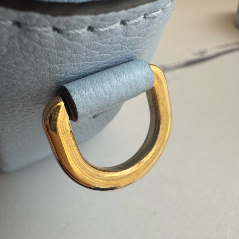 LV藍/白皮革雙層兩用包-14