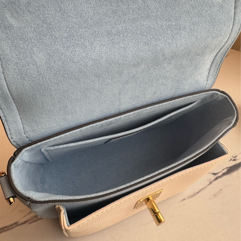 LV藍/白皮革雙層兩用包-20