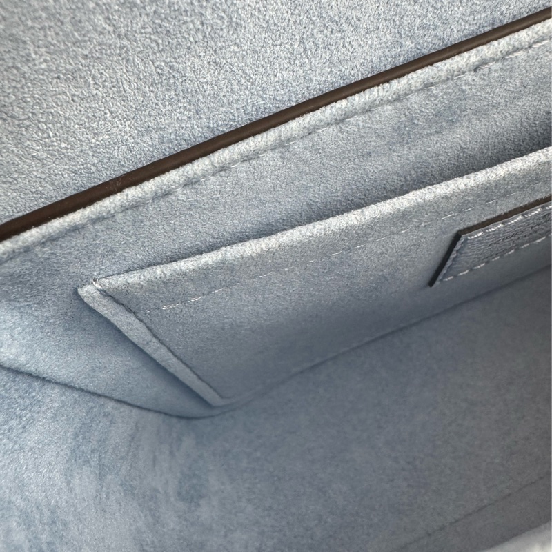 LV藍/白皮革雙層兩用包-27