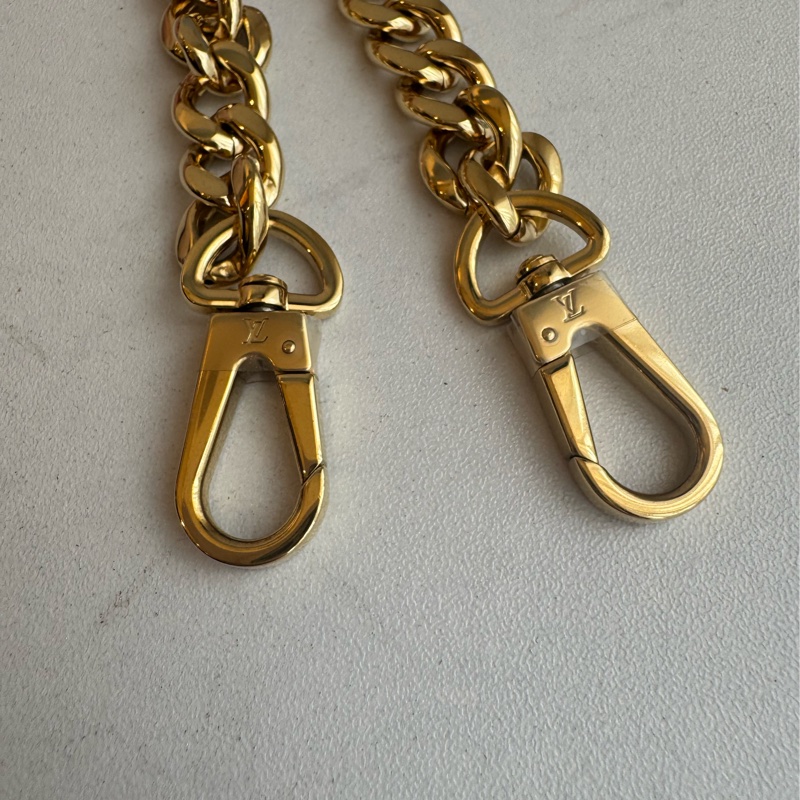 LV藍/白皮革雙層兩用包-35