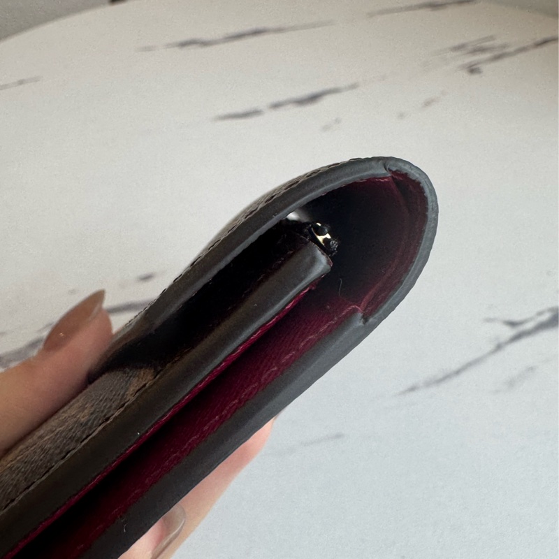 LV花紋內紅三折短夾  經典不敗的款式✨✨-10