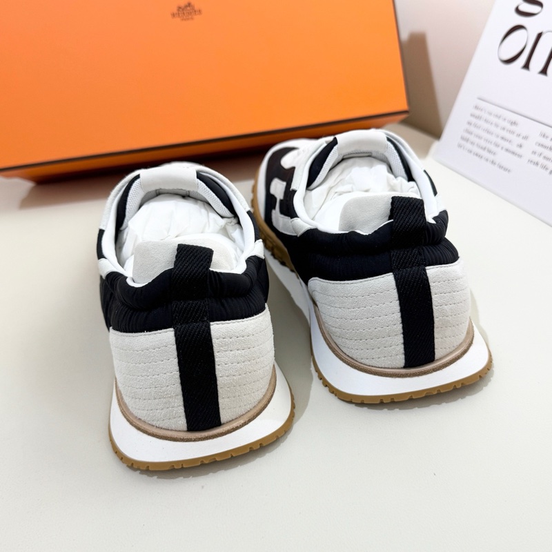 閒置新 未使用HERMES愛馬仕 Jet 男鞋 黑白色 42碼無附件一-1