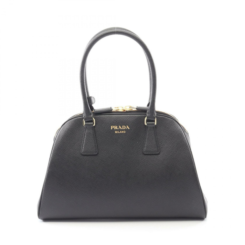 PRADA SAFFIANO CUIR 手提包 1BG537 皮革 黑色 二手 女士 logo-0