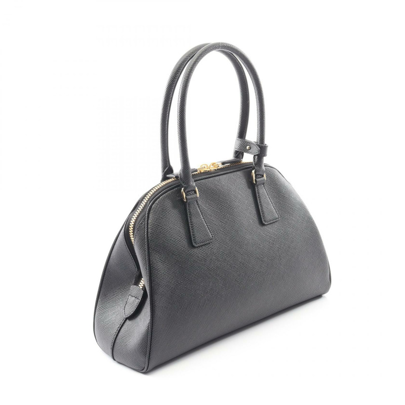 PRADA SAFFIANO CUIR 手提包 1BG537 皮革 黑色 二手 女士 logo-1