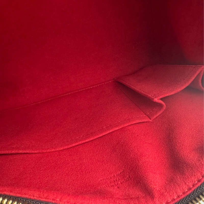 LV咖棋盤格手提包-31