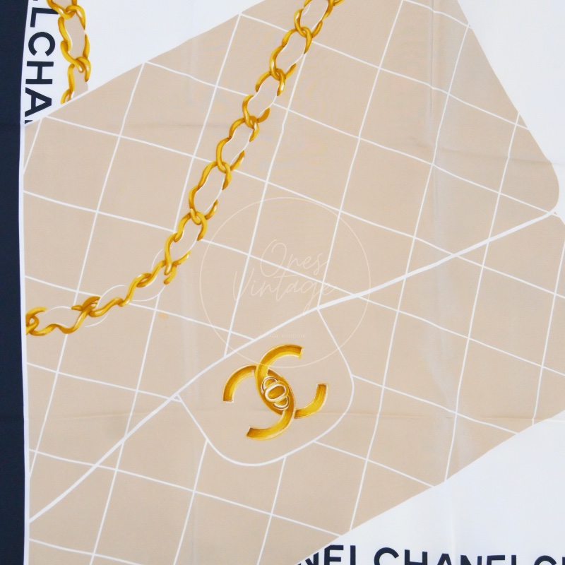 中古 香奈兒 CHANEL Twilly 絲巾-2