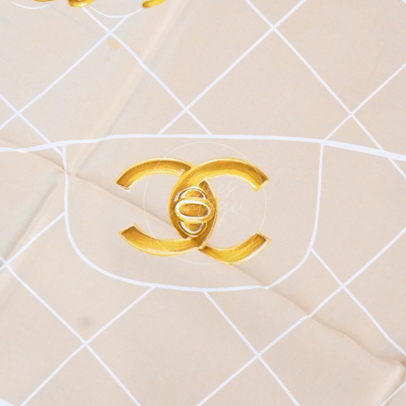 中古 香奈兒 CHANEL Twilly 絲巾-3