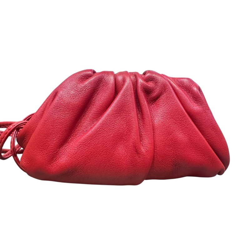 【美收精品】BV 紅色雲朵小肩背包 4-836-0