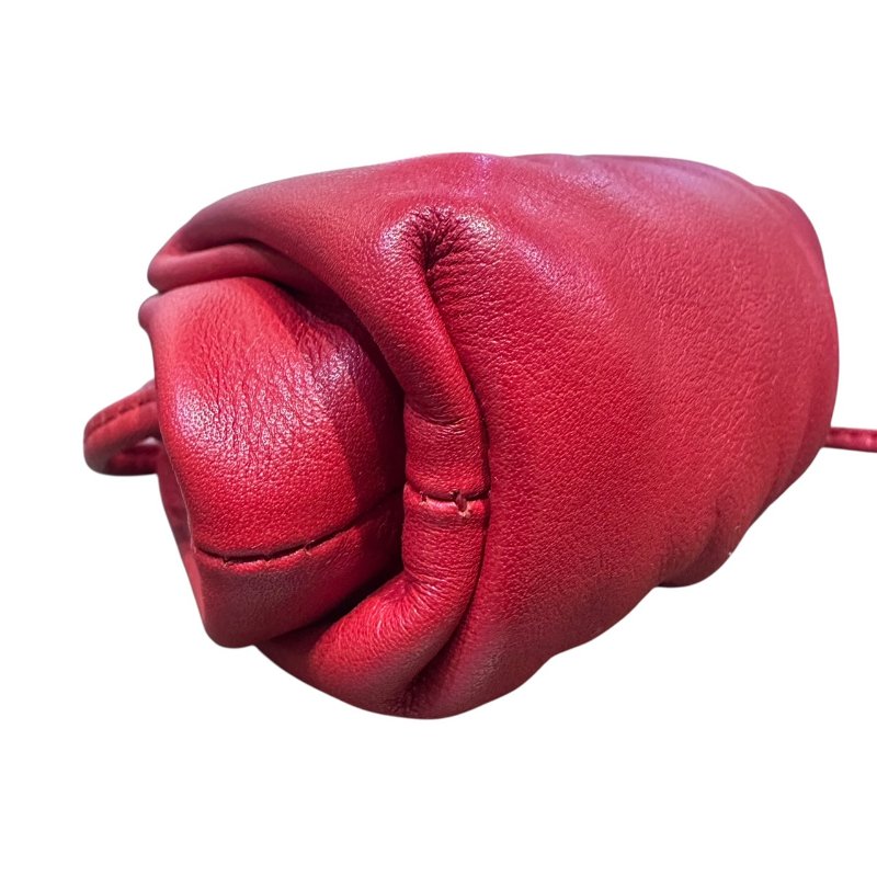 【美收精品】BV 紅色雲朵小肩背包 4-836-6