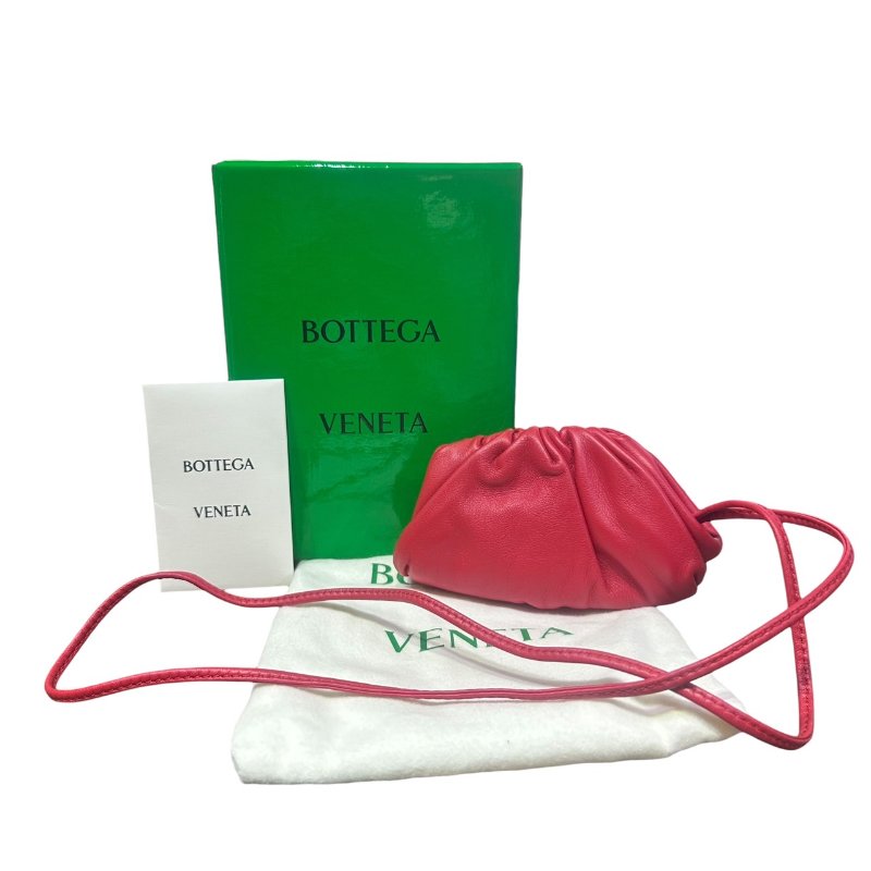 【美收精品】BV 紅色雲朵小肩背包 4-836-11