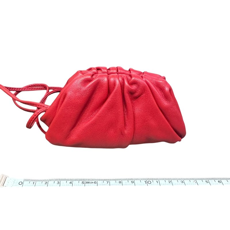 【美收精品】BV 紅色雲朵小肩背包 4-836-12