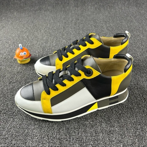 98新Hermes愛馬仕拼色休閒鞋 尺碼：41.5 碼一