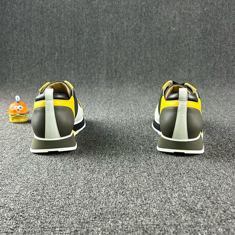 98新Hermes愛馬仕拼色休閒鞋 尺碼：41.5 碼一-4